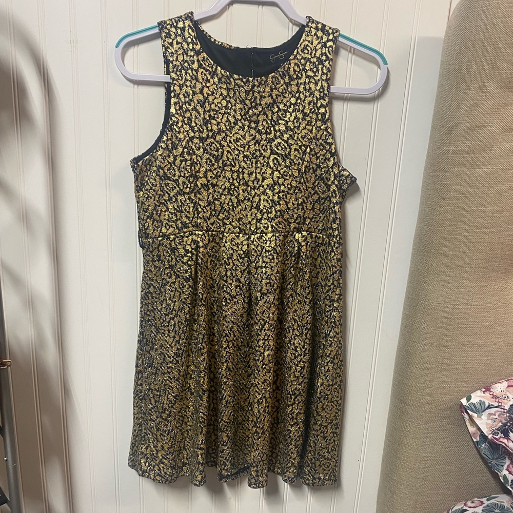 Leopard Printed Mini Dress